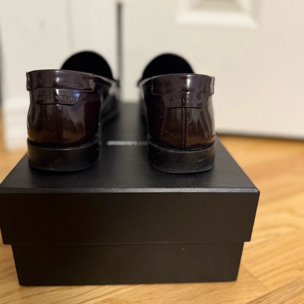 Saint Laurent Le Loafer 15 Cordovan Red - Picture 4 of 6